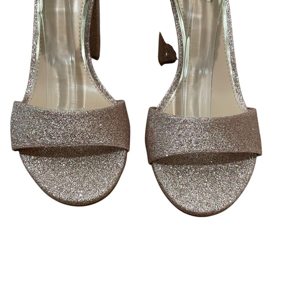 Jewel by Badgley Mischka Louise Ankle Strap Sandal Rose Gold Women’s Size 8 - Picture 6 of 12